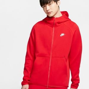 Red Nike Zip Up